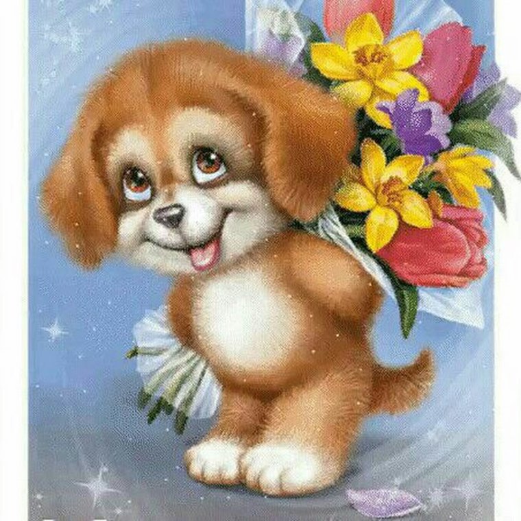 Поздравляю с щенками