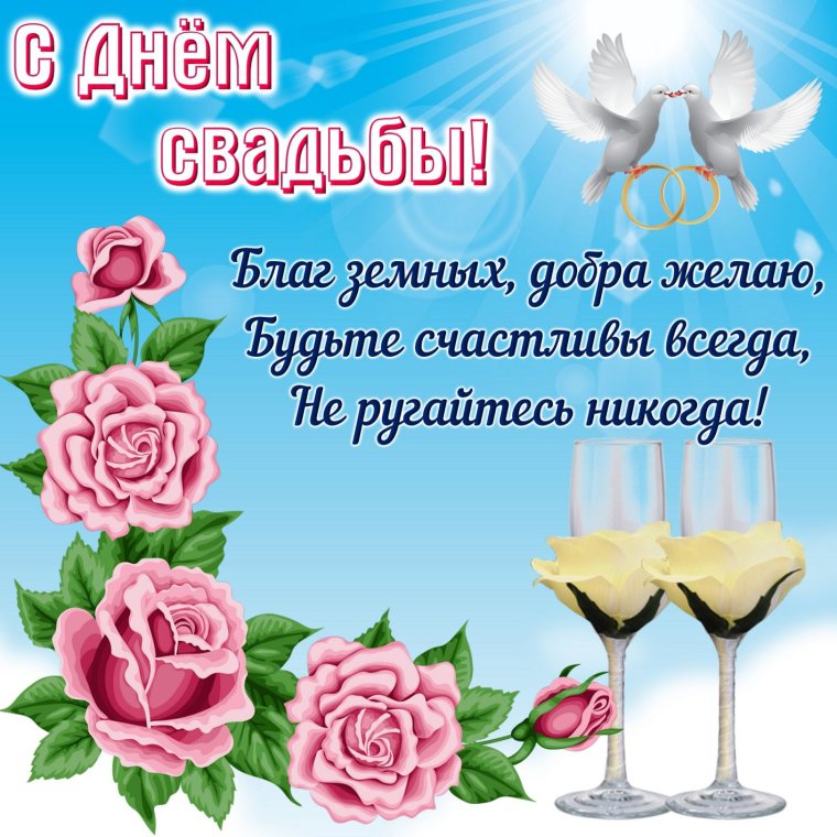 Поздравления с дне свадьбы