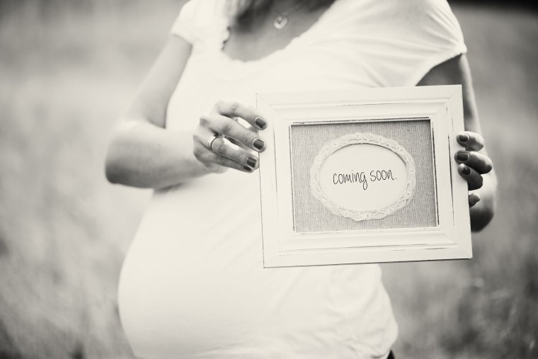 Фоторамка в ожидании малыша
