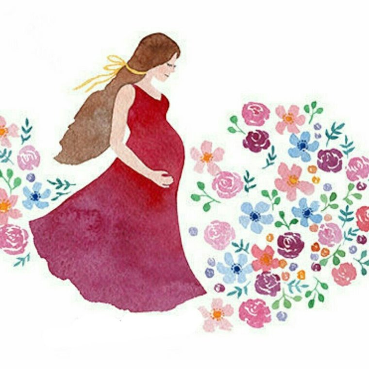 Открытка для беременной