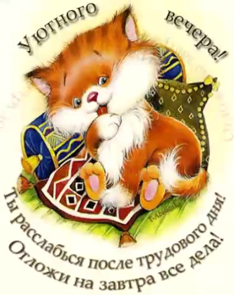 Веселые поздравления с добрым вечером