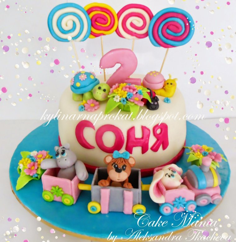 С днём рождения девочке