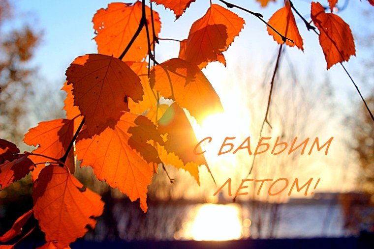 Наступило бабье лето