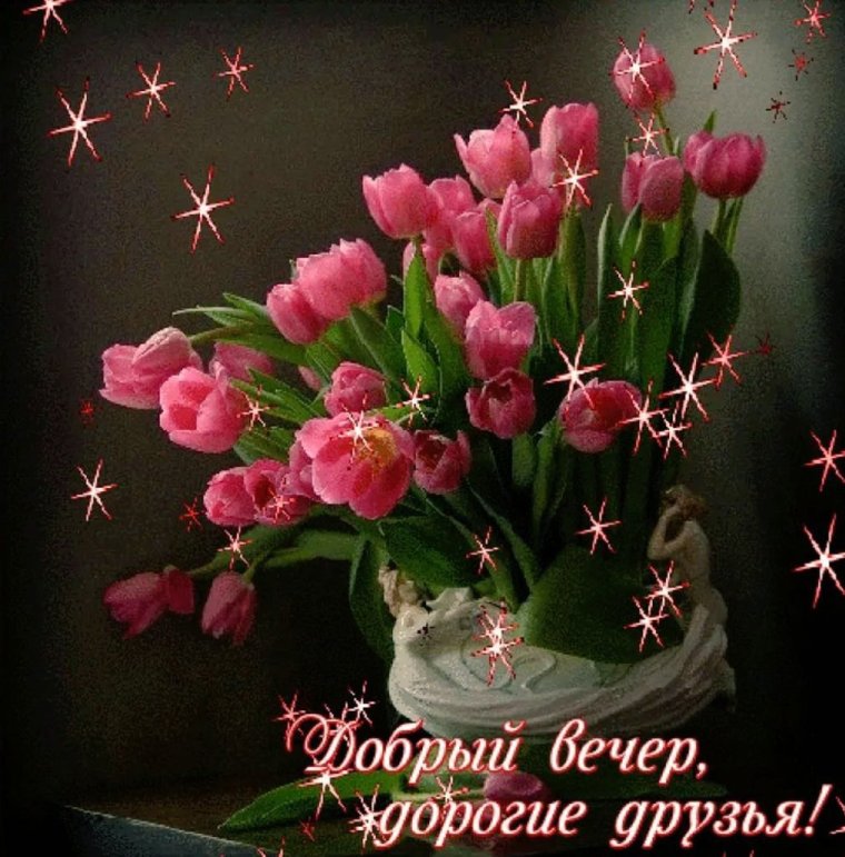 Поздравление с добрым вечером