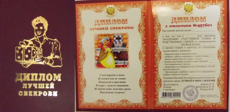 С днём рождения свекрови