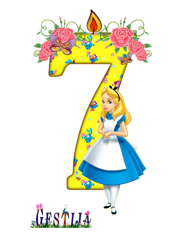 Цифра 7 для детей