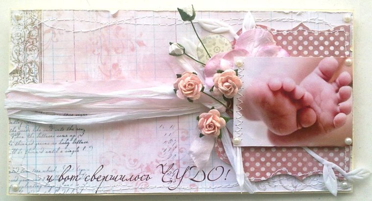 Винтажные открытки с новорожденными