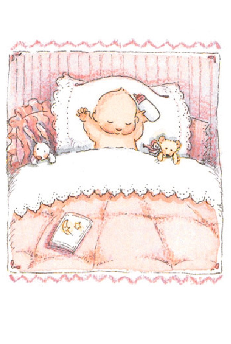 Открытка с рождением девочки