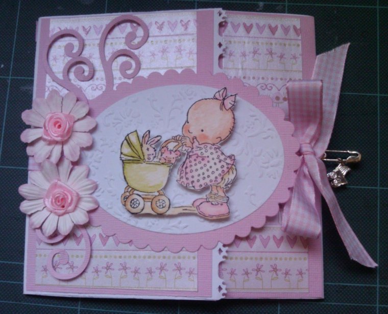 Открытки из бумаги для новорожденных