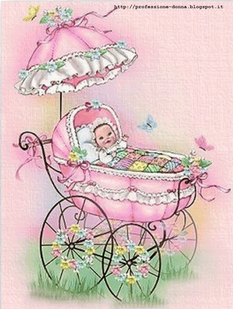 Открытка с рождением Дочки