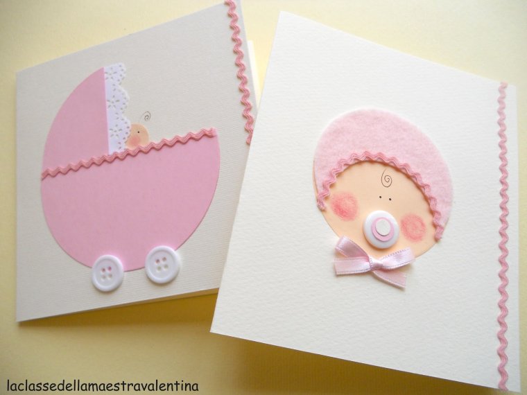 Рисунок на рождение девочки