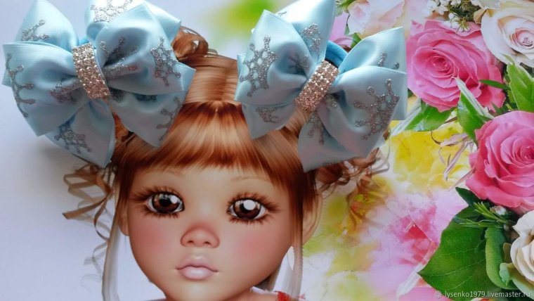 Фотофон для бантиков канзаши