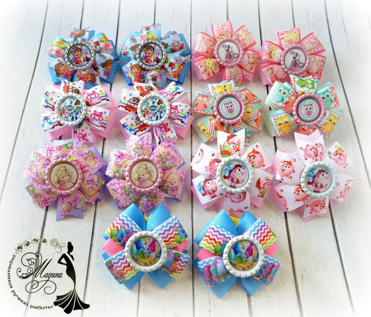 Карточки для бантиков ручной