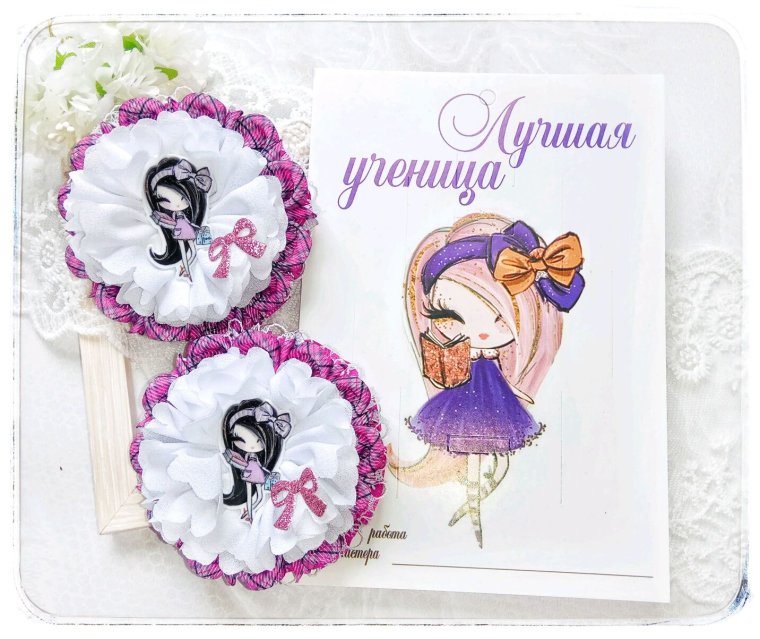 Карточки для бантиков ручной