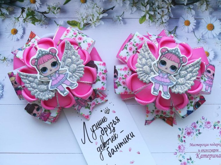 Карточки для бантиков ручной работы