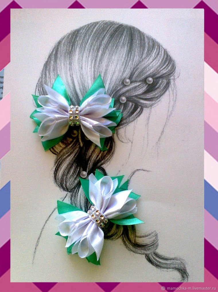 Фотофон для резинок для волос