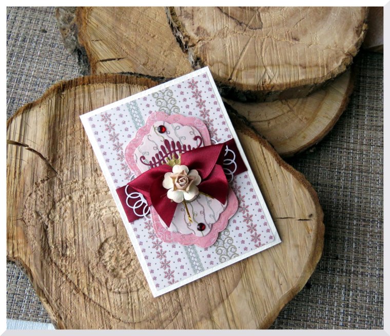 Красивые идеи открыток с бантиками