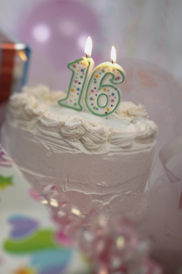 С днём рождения 16 лет девушке