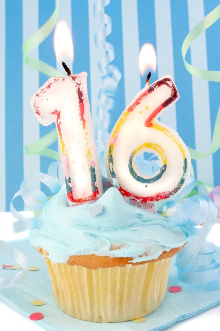 Открытка с 16 летием парню