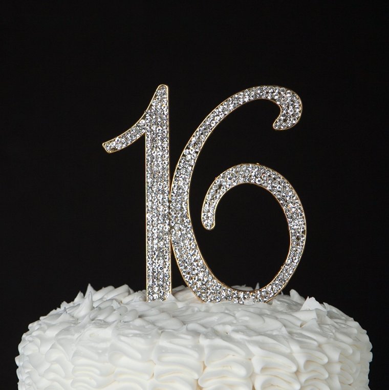 Торт цифра 16