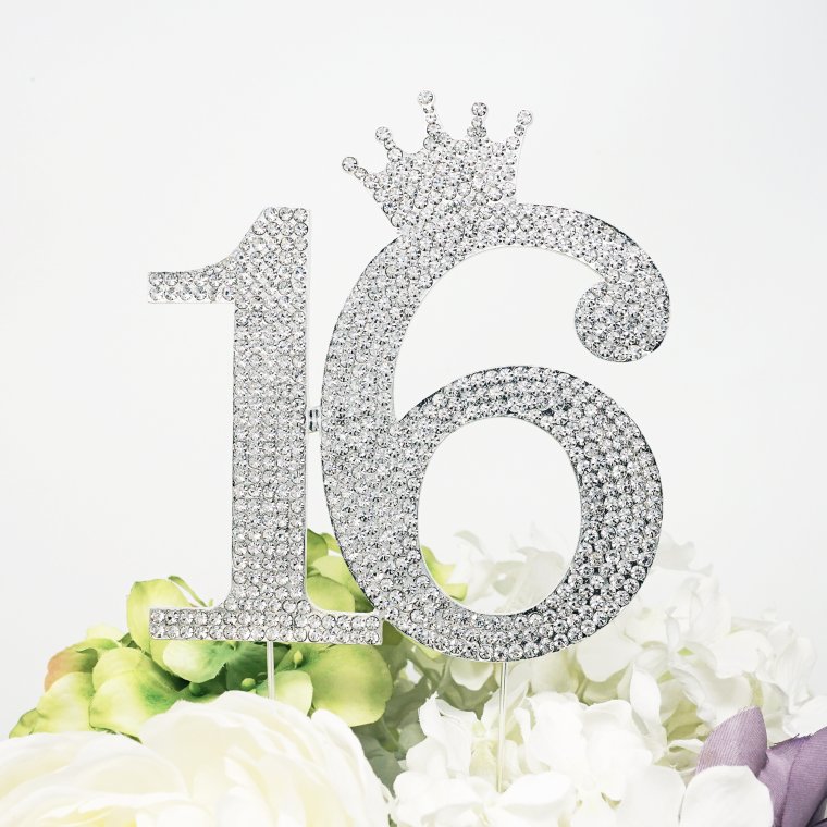 Цифра 16 красивая