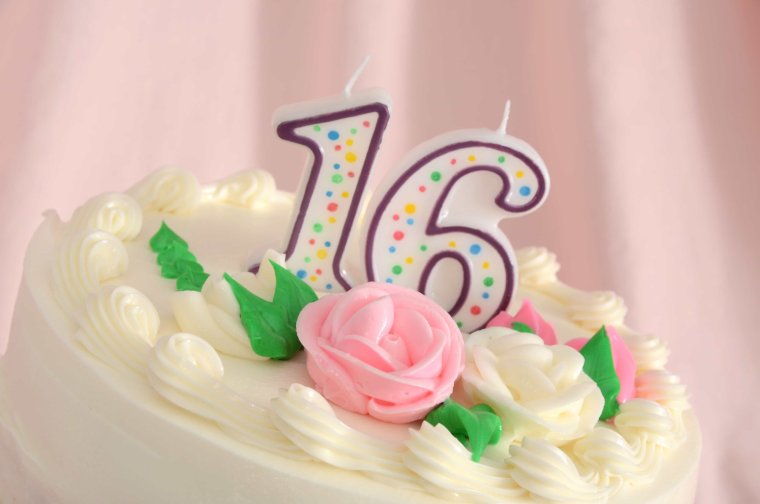 Декор торта для девочки 16 лет