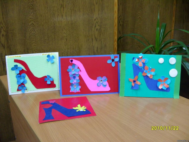 Объемная открытка для папы