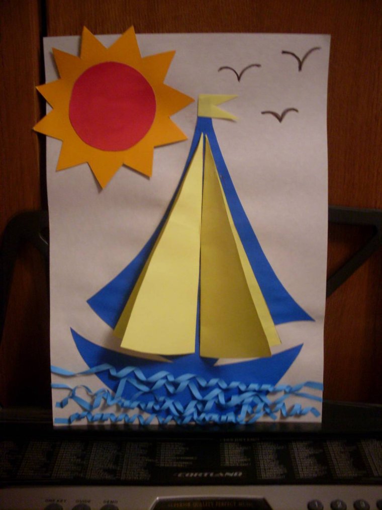 Самолеты. Аппликация