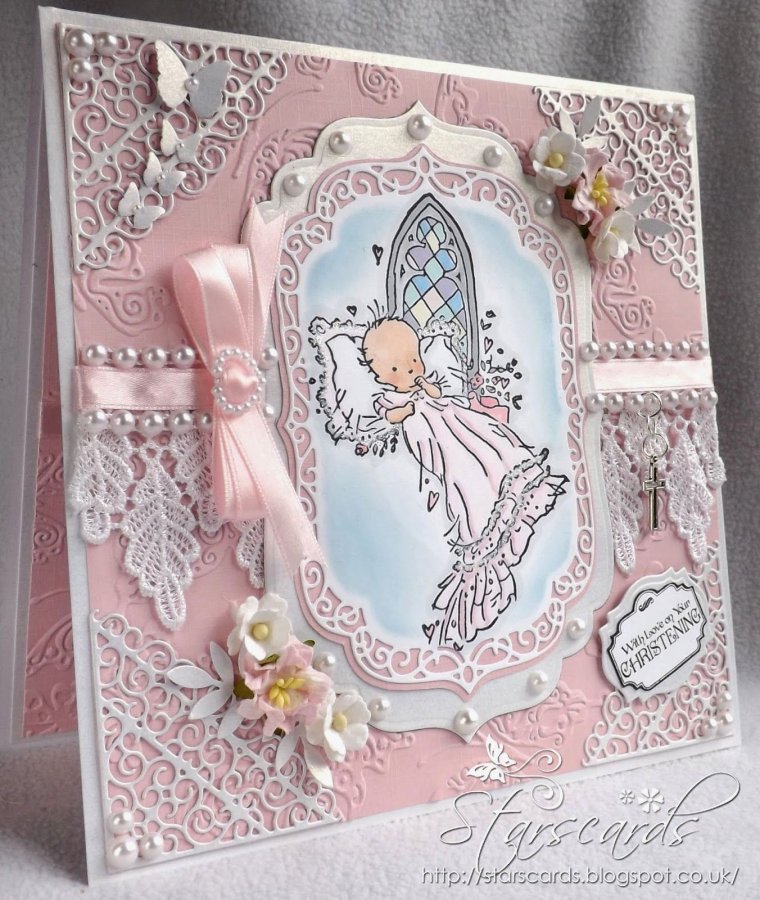 Открытки с крестинами девочки