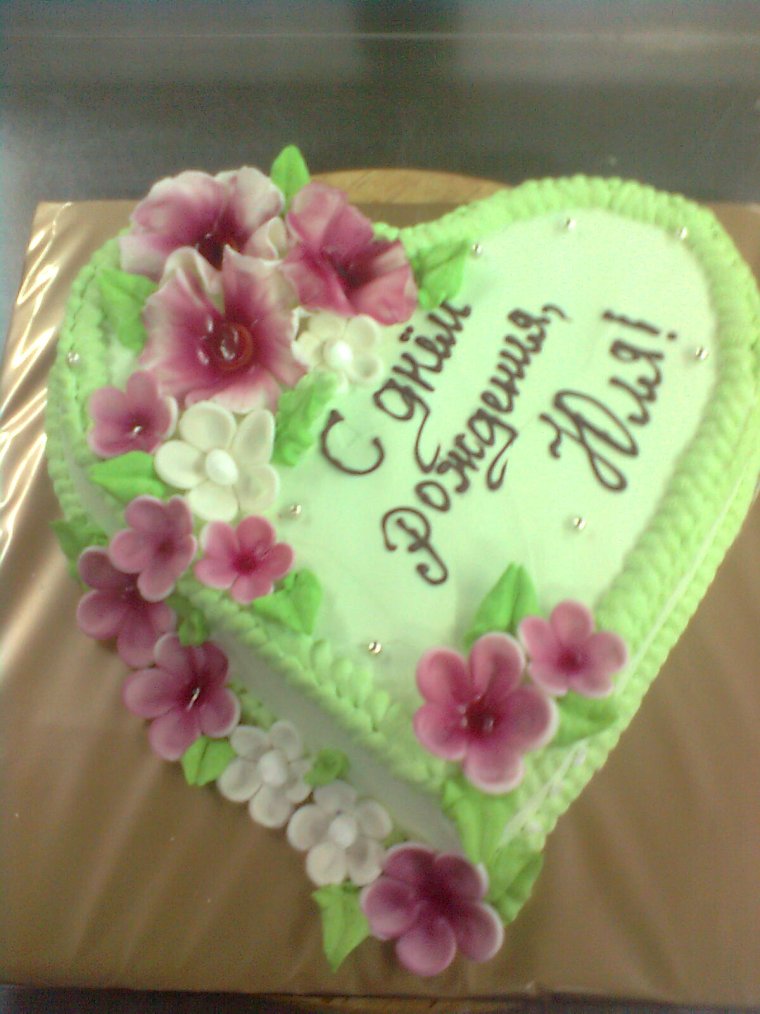 С днём рождения Юлия торт