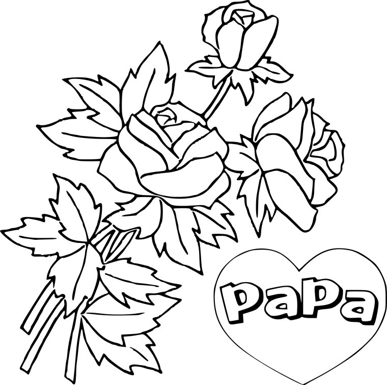 Цветы для мамы раскраски для детей