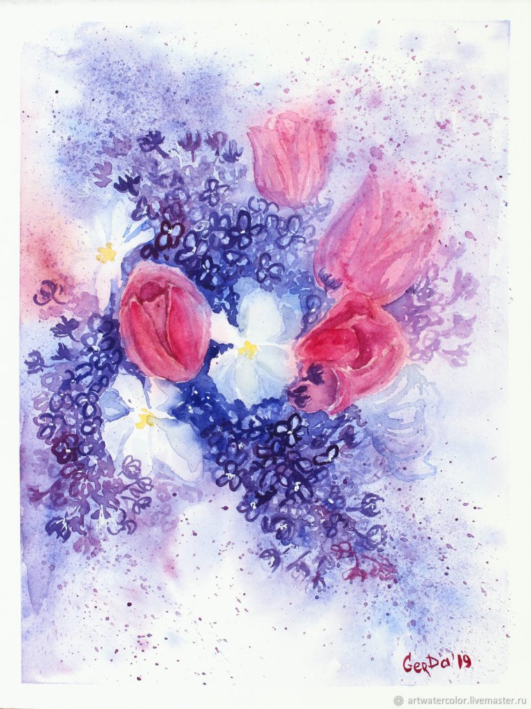 Акварельные открытки