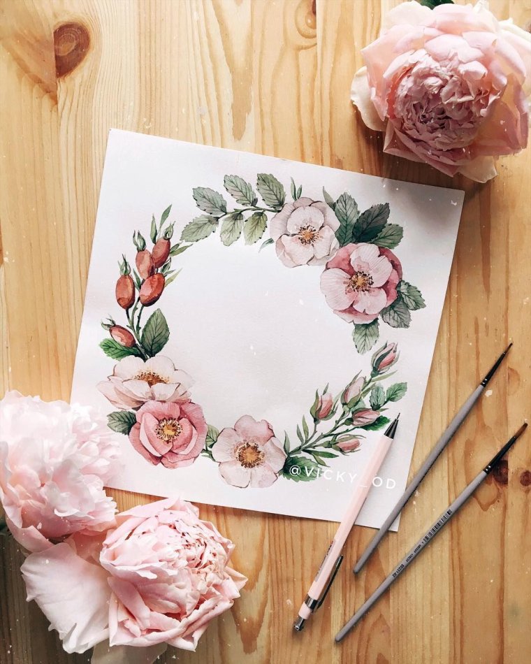 Акварельные открытки