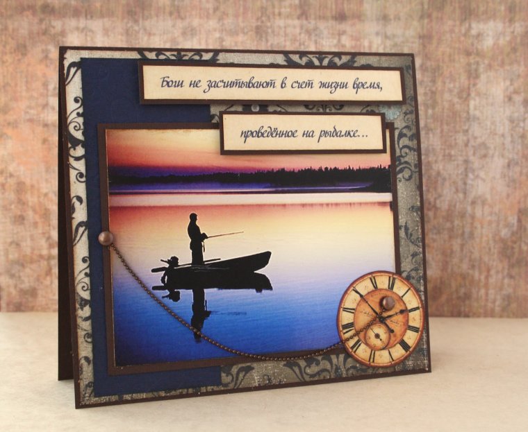 Торт для рыбака