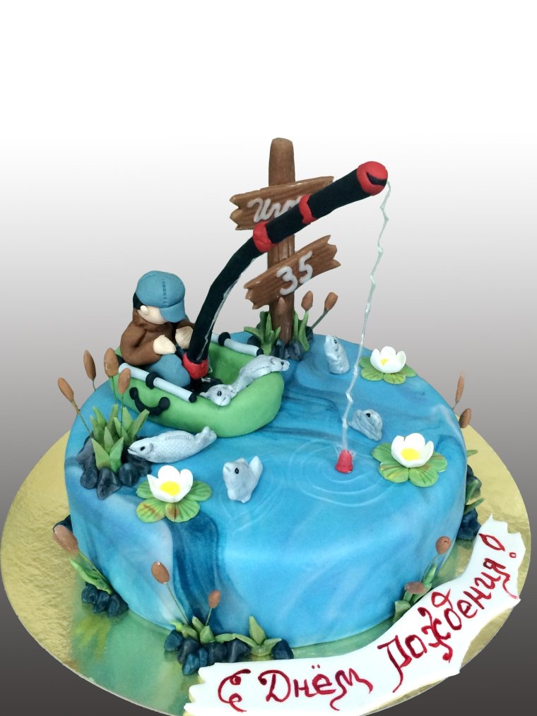 Мультяшные рыбаки