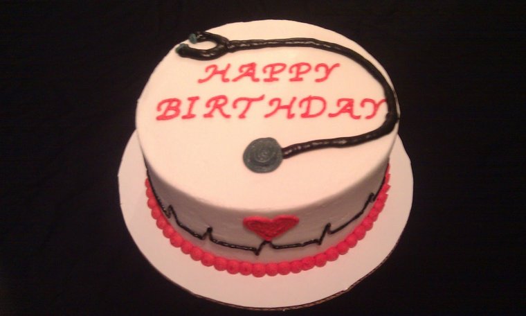 Торт медику на день рождения