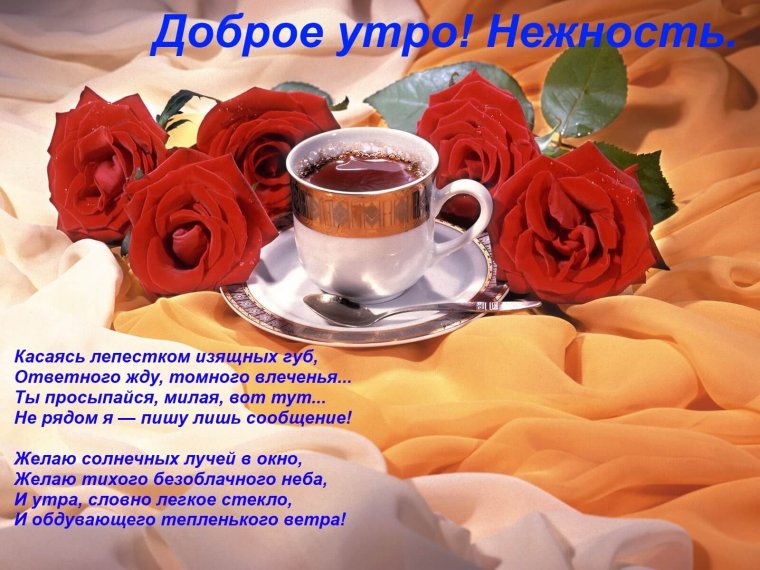 Доброе утро любимая