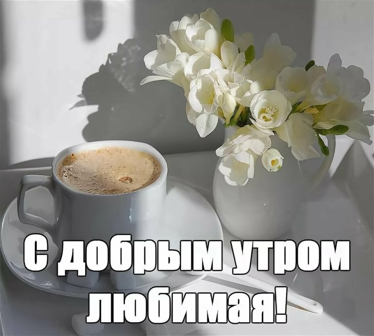 С добрвмиутром любимая