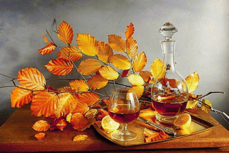 Вечерний осенний натюрморт