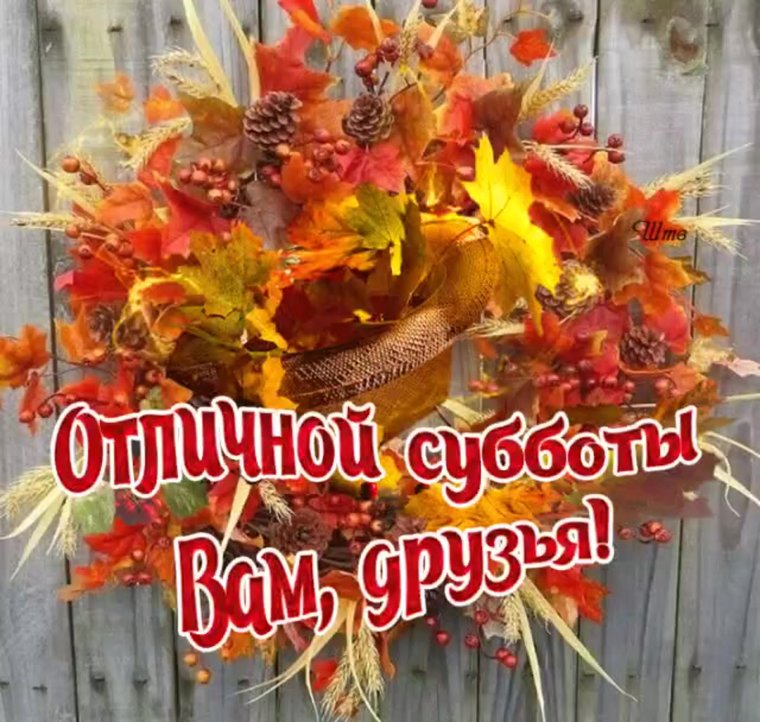 С добрым осенним субботним утром