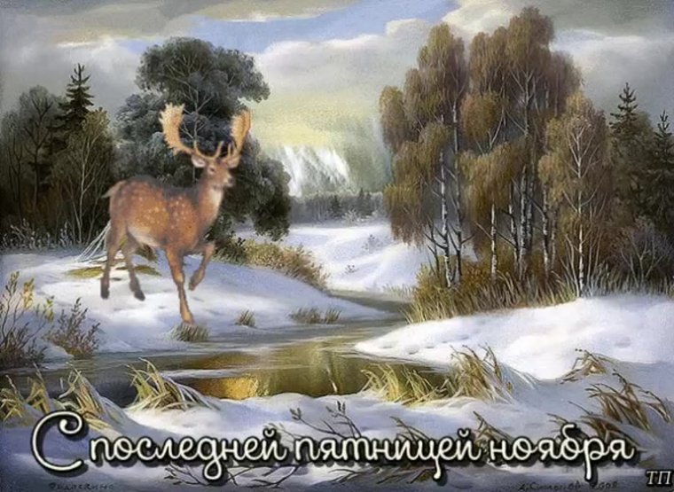 Открытка прекрасная пятничная охота