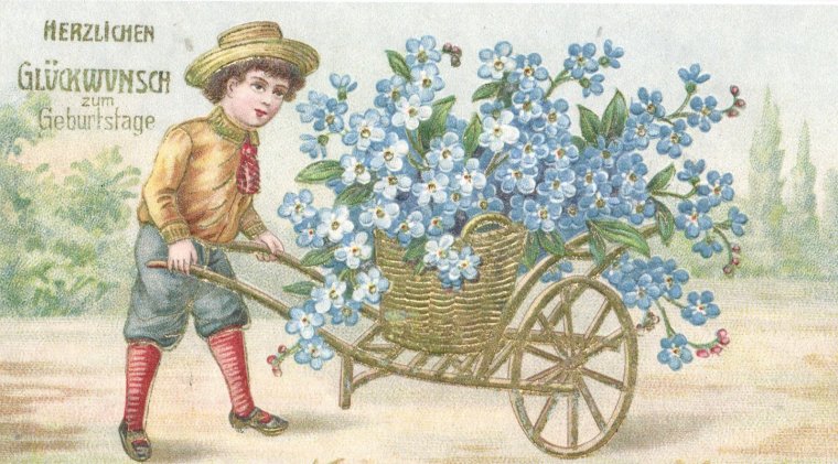 Винтажная открытка