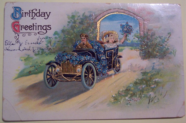 Винтажные открытки с днем рождения мужчине