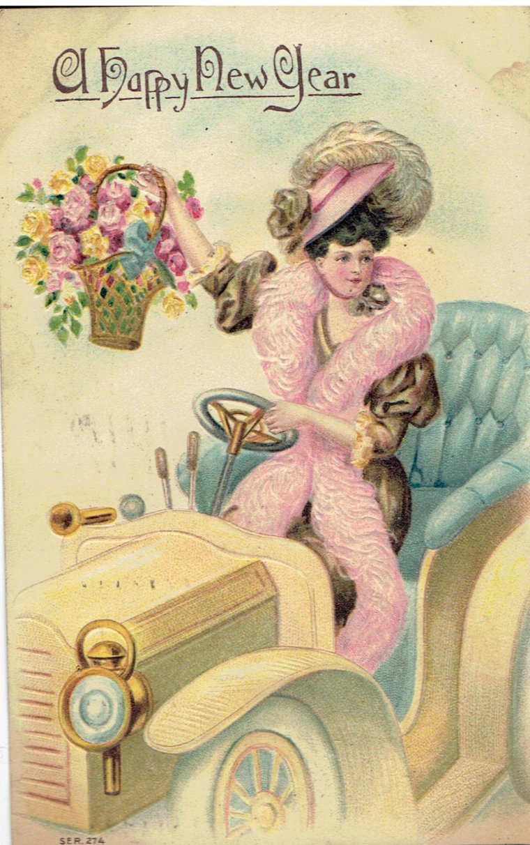 Винтажные открытки с днем рождения