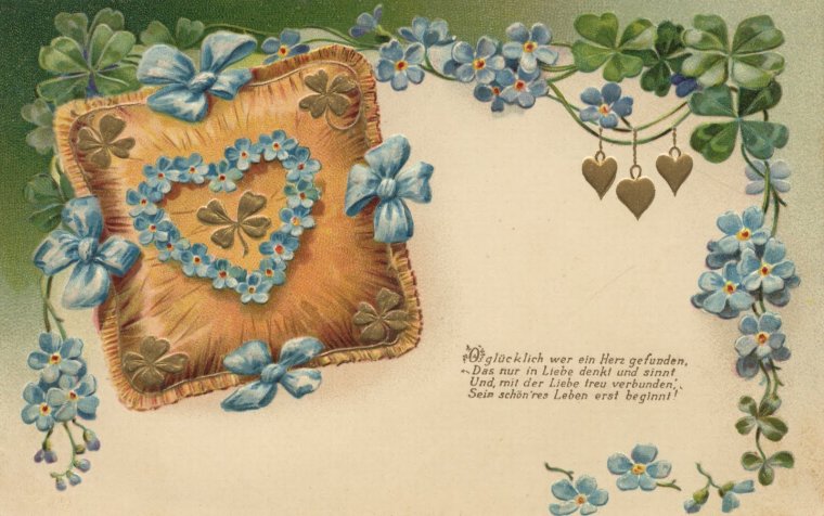 Старые открытки с днем рождения