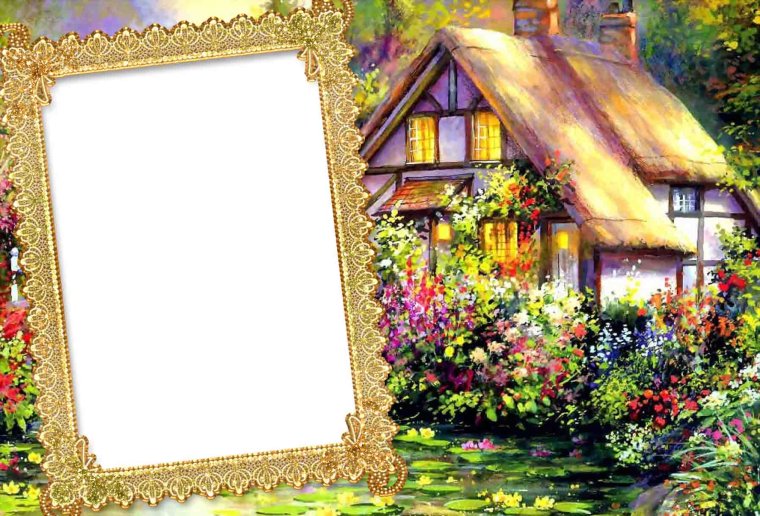 Рамка сказочный домик