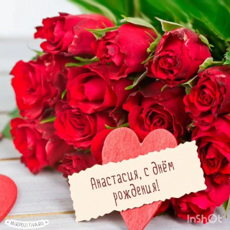 Коралловые розы открытка