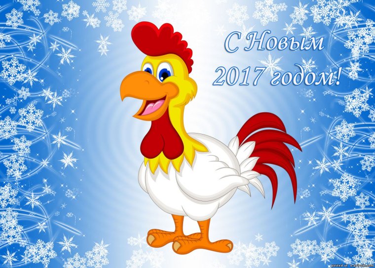 Новогодний петух 2017