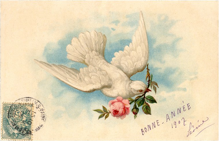 Винтажные открытки с днем ангела