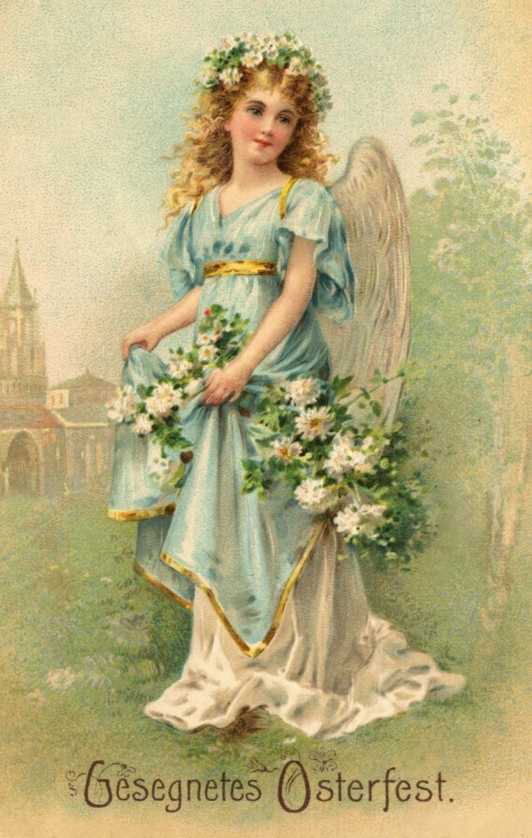 Старые открытки с именинами